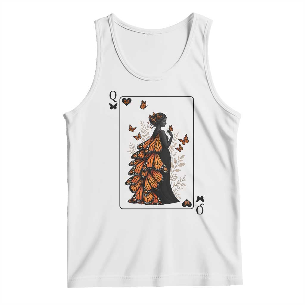 Queen Of The Monarch Butterfly Tank Top Mystical Goddess Spades Playing Card