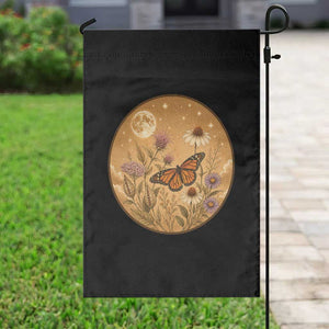 Vintage Monarch Butterfly Botanical Garden Flag Wildflower Nature Lover