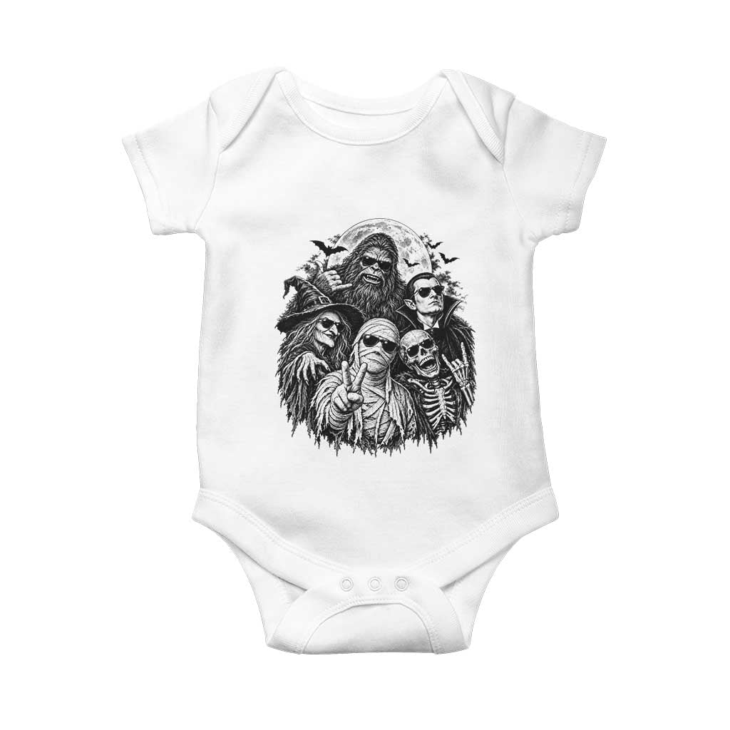 Cool Spooky Squad Halloween Monster Selfie Holiday Gift Baby Onesie
