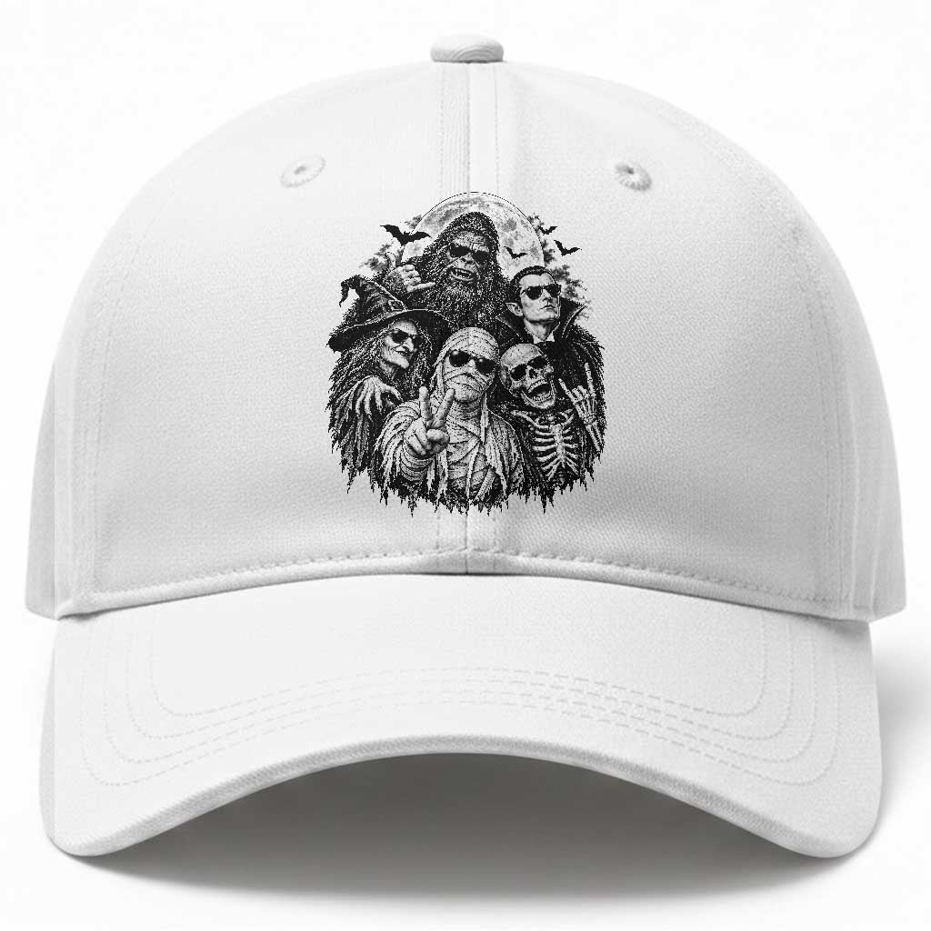 Cool Spooky Squad Halloween Monster Selfie Holiday Gift Baseball Cap