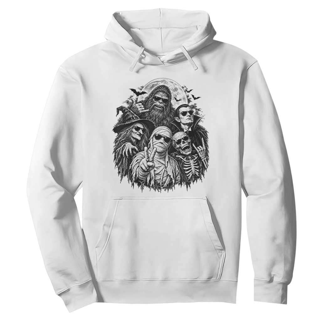 Cool Spooky Squad Halloween Monster Selfie Holiday Gift Hoodie