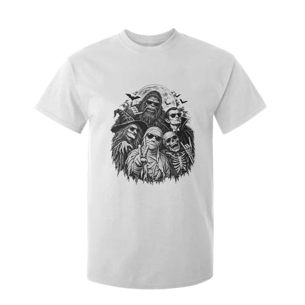 Cool Spooky Squad Halloween Monster Selfie Holiday Gift T Shirt For Kid