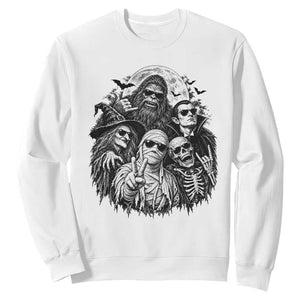Cool Spooky Squad Halloween Monster Selfie Holiday Gift Sweatshirt