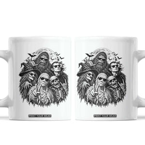 Cool Spooky Squad Halloween Monster Selfie Holiday Gift Coffee Mug