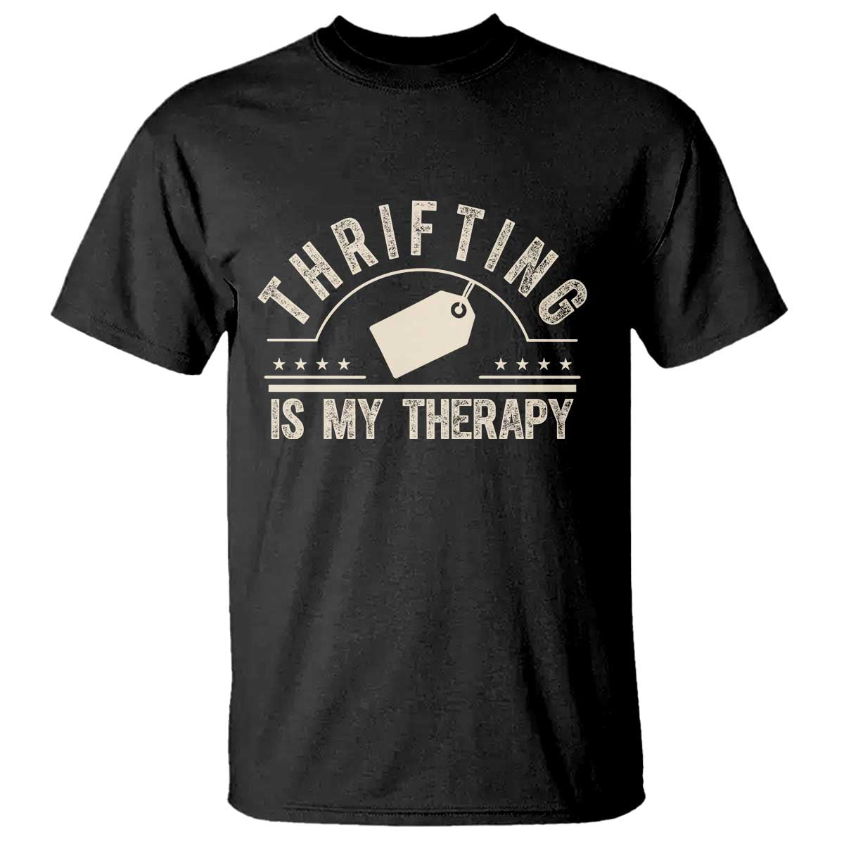 Funny Thrifter Gift T Shirt Thrifting Is My Therapy Secondhand Shopping