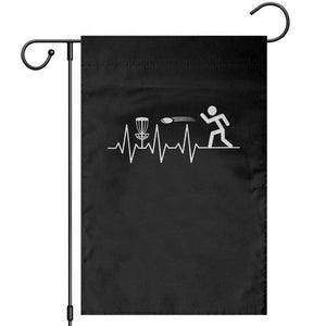 Disc Golf Heartbeat Garden Flag Golf Player Frisbee Sport Lover Gift