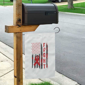 Fight For A Cure HIV AIDS Awareness Garden Flag Patriotic Red Ribbon Gift TS12 Print Your Wear