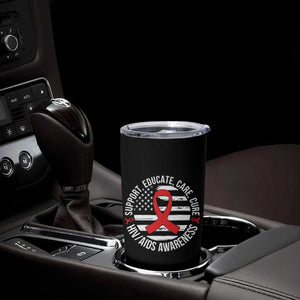 Support Educate Care Cure HIV Awareness Month Gift Tumbler Cup TS12 Print Your Wear