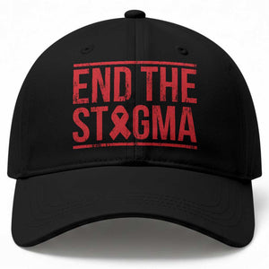 HIV Awareness End The Stigma Baseball Cap Support Empowerment Gift TS12 Print Your Wear