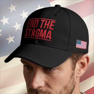 HIV Awareness End The Stigma Baseball Cap Support Empowerment Gift TS12 Print Your Wear