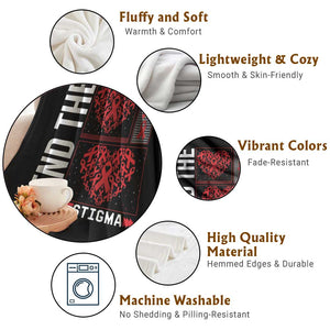 HIV Awareness End The Stigma Throw Blanket World AIDS Day Gift TS12 Print Your Wear