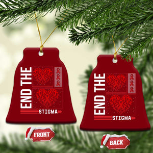 HIV Awareness End The Stigma Ceramic Ornament World AIDS Day Gift TS12 Print Your Wear