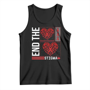 HIV Awareness End The Stigma Tank Top World AIDS Day Gift TS12 Black Print Your Wear