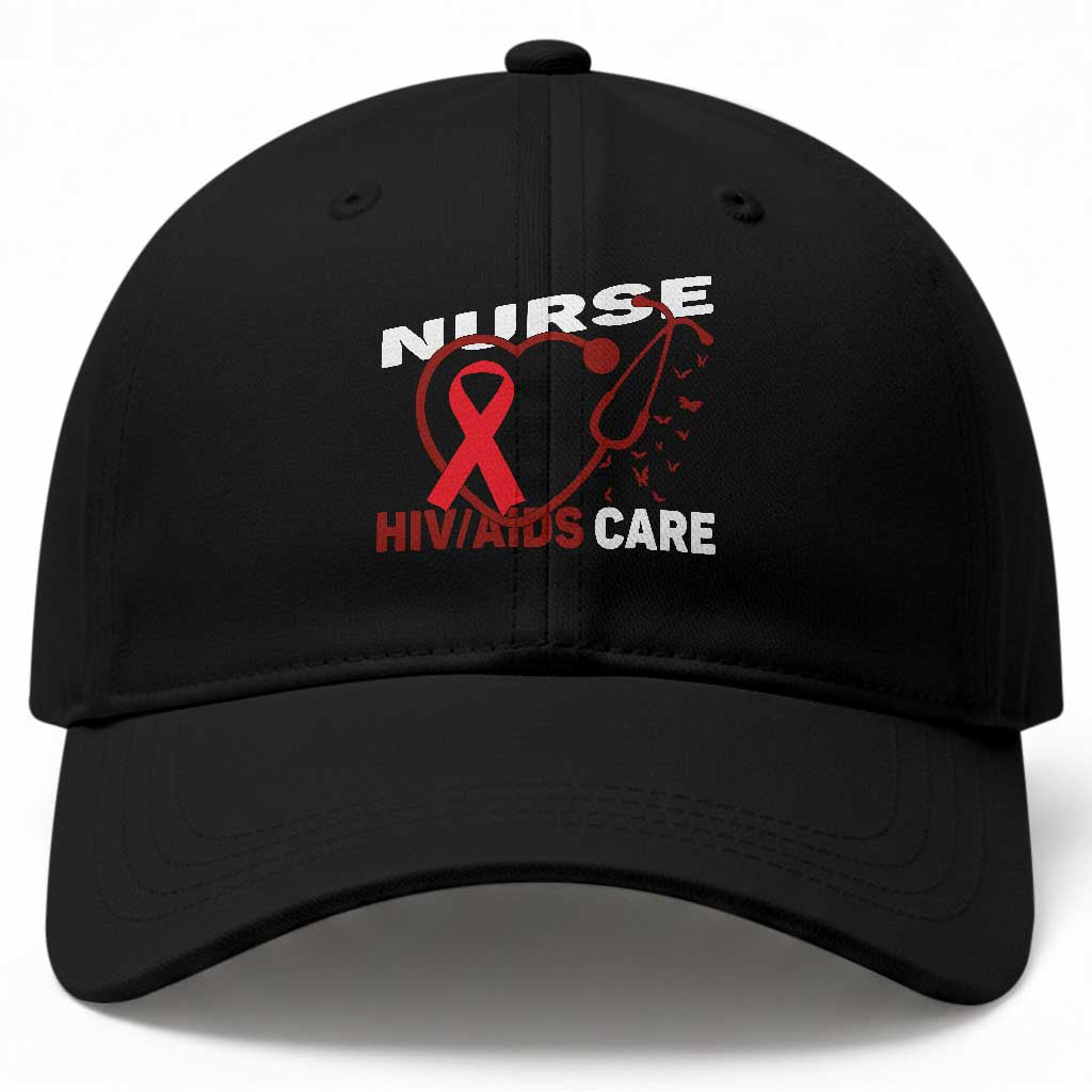 Healthcare Hero HIV AIDS Care Nurse Gift Baseball Cap TS12 Print Your Wear