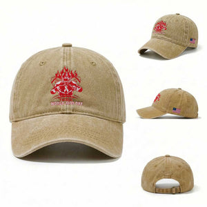 AIDS Awareness Washed Cotton Baseball Cap Ribbon HIV Tackle Football Gift TS12 Washed Cap Universal Fit Khaki Print Your Wear