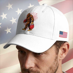 Funny Bigfoot Football Baseball Cap Support HIV Awareness Gift TS12 Print Your Wear