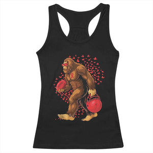 Funny Bigfoot Football Racerback Tank Top Support HIV Awareness Gift TS12 Black Print Your Wear
