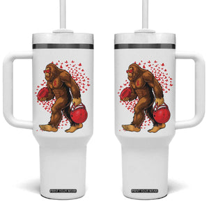 Funny Bigfoot Football Tumbler With Handle Support HIV Awareness Gift TS12 One Size: 40 oz White Print Your Wear