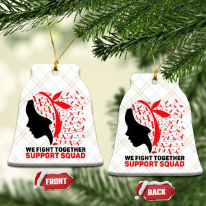 We Fight Together Support Squad Ceramic Ornament HIV Awareness Dragonfly Gift TS12 Print Your Wear