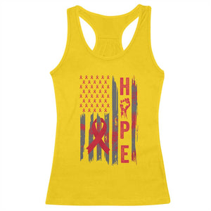 American Flag Hope HIV Awareness Racerback Tank Top World AIDS Day Gift TS12 Daisy Print Your Wear