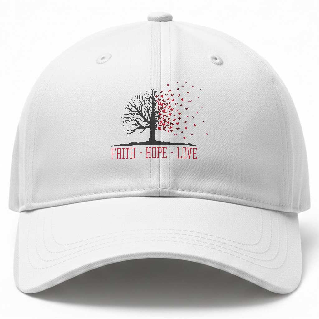 World AIDS Day Awareness Gift Baseball Cap Faith Hope Love TS12 Print Your Wear