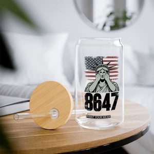 8647 Statue Of Liberty Glass Can Political Satire Protest Poster Graphic TS12 Print Your Wear