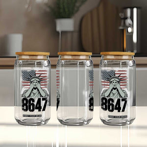 8647 Statue Of Liberty Glass Can Political Satire Protest Poster Graphic TS12 Print Your Wear
