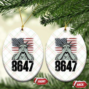 8647 Statue Of Liberty Ceramic Ornament Political Satire Protest Poster Graphic TS12 Print Your Wear