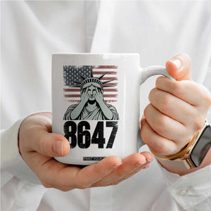 8647 Statue Of Liberty Coffee Mug Political Satire Protest Poster Graphic TS12 Print Your Wear