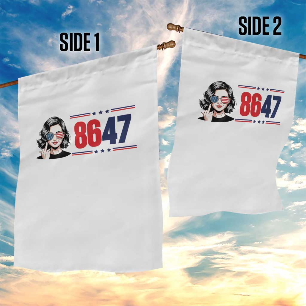Political Activist 8647 Garden Flag Freedom Satire Protest Graphic TS12 Print Your Wear