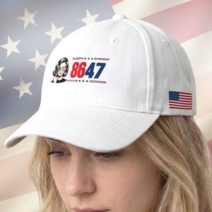 Political Activist 8647 Baseball Cap Freedom Satire Protest Graphic TS12 Print Your Wear