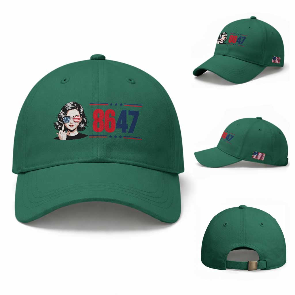 Political Activist 8647 Baseball Cap Freedom Satire Protest Graphic TS12 Baseball Cap Universal Fit Irish Green Print Your Wear