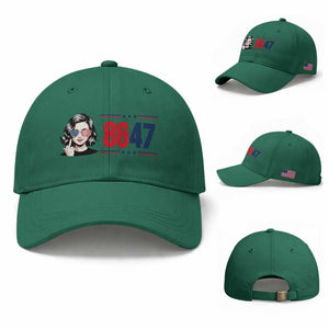 Political Activist 8647 Baseball Cap Freedom Satire Protest Graphic TS12 Baseball Cap Universal Fit Irish Green Print Your Wear
