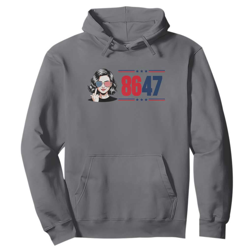 Political Activist 8647 Hoodie Freedom Satire Protest Graphic TS12 Charcoal Print Your Wear
