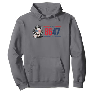 Political Activist 8647 Hoodie Freedom Satire Protest Graphic TS12 Charcoal Print Your Wear