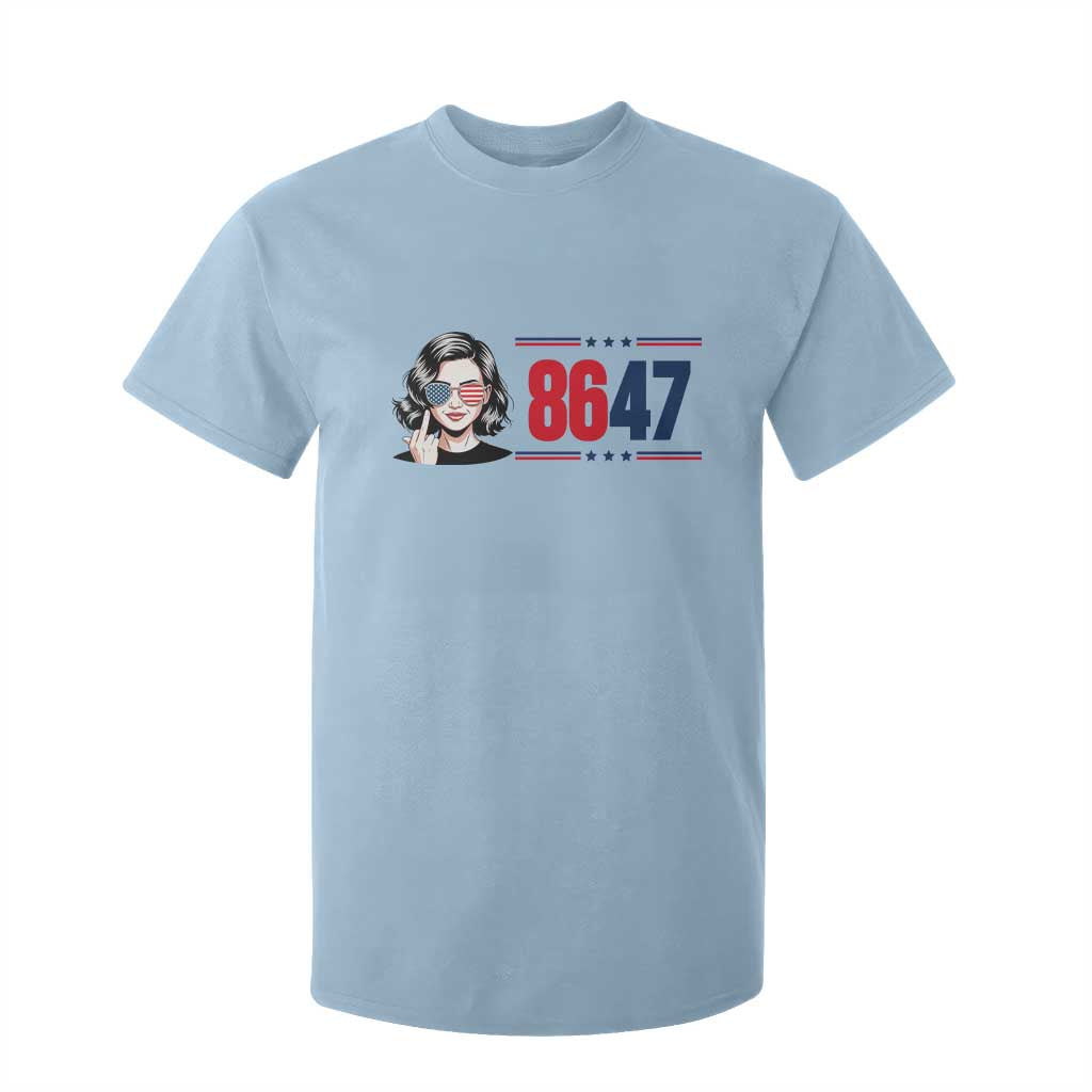 Political Activist 8647 T Shirt For Kid Freedom Satire Protest Graphic TS12 Light Blue Print Your Wear