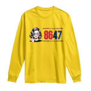 Political Activist 8647 Long Sleeve Shirt Freedom Satire Protest Graphic TS12 Daisy Print Your Wear