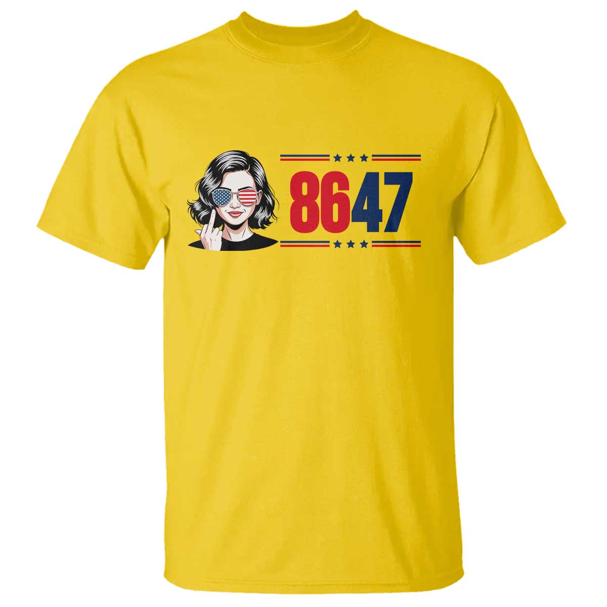 Political Activist 8647 T Shirt Freedom Satire Protest Graphic TS12 Daisy Print Your Wear