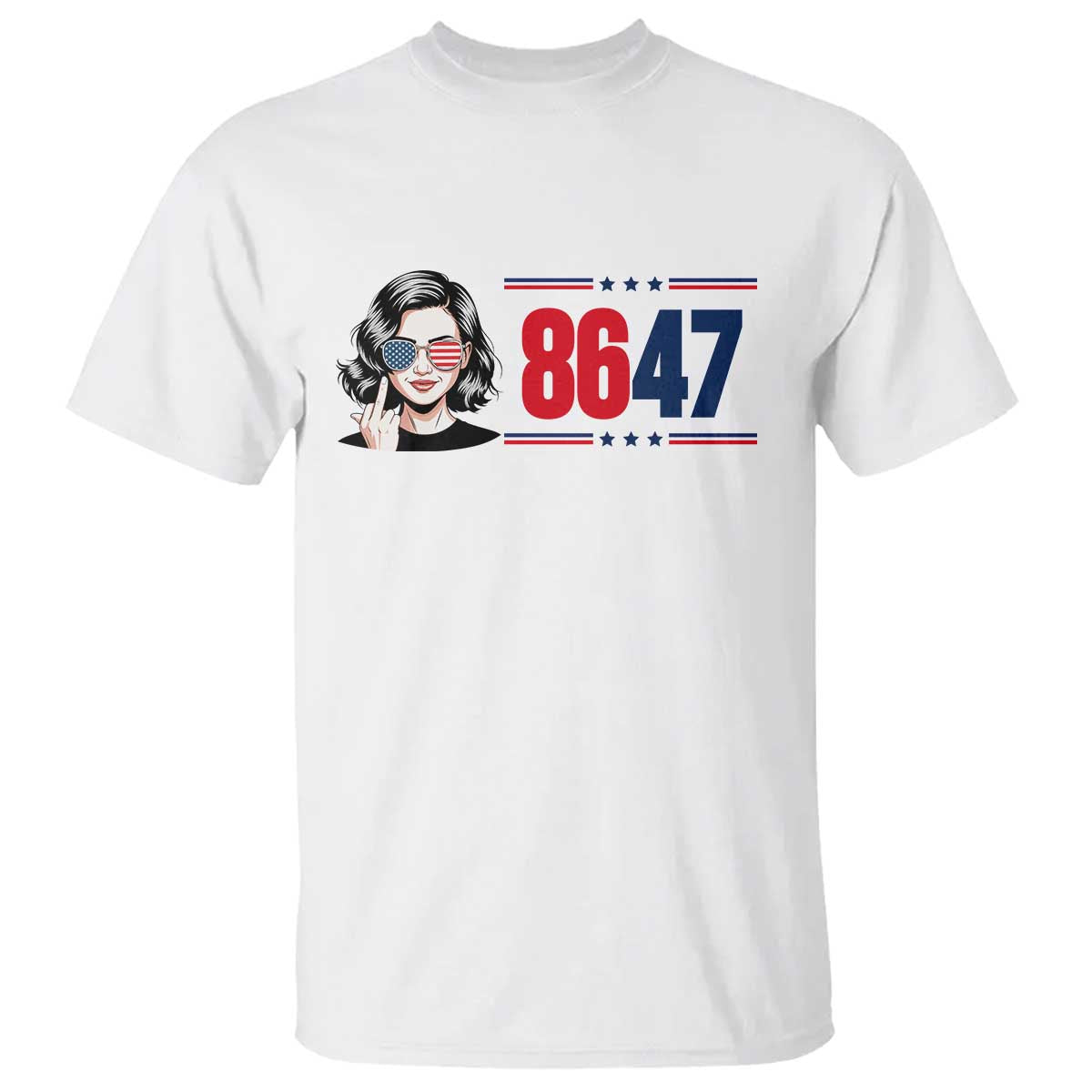 Political Activist 8647 T Shirt Freedom Satire Protest Graphic TS12 White Print Your Wear