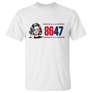 Political Activist 8647 T Shirt Freedom Satire Protest Graphic TS12 White Print Your Wear
