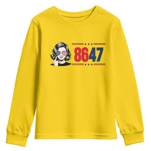 Political Activist 8647 Youth Sweatshirt Freedom Satire Protest Graphic TS12 Daisy Print Your Wear