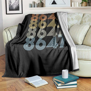 Retro Vintage 8647 Throw Blanket Freedom Protest Stripe Graphic TS12 Print Your Wear