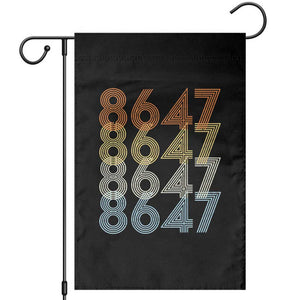 Retro Vintage 8647 Garden Flag Freedom Protest Stripe Graphic TS12 Black Print Your Wear