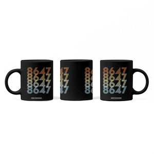 Retro Vintage 8647 Coffee Mug Freedom Protest Stripe Graphic TS12 Print Your Wear