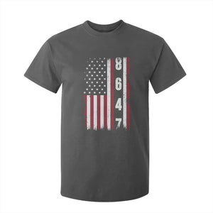 8647 Vintage US Flag T Shirt For Kid Political Expression Apparel For Democrats TS12 Dark Heather Print Your Wear