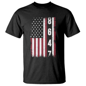 8647 Vintage US Flag T Shirt Political Expression Apparel For Democrats TS12 Black Print Your Wear