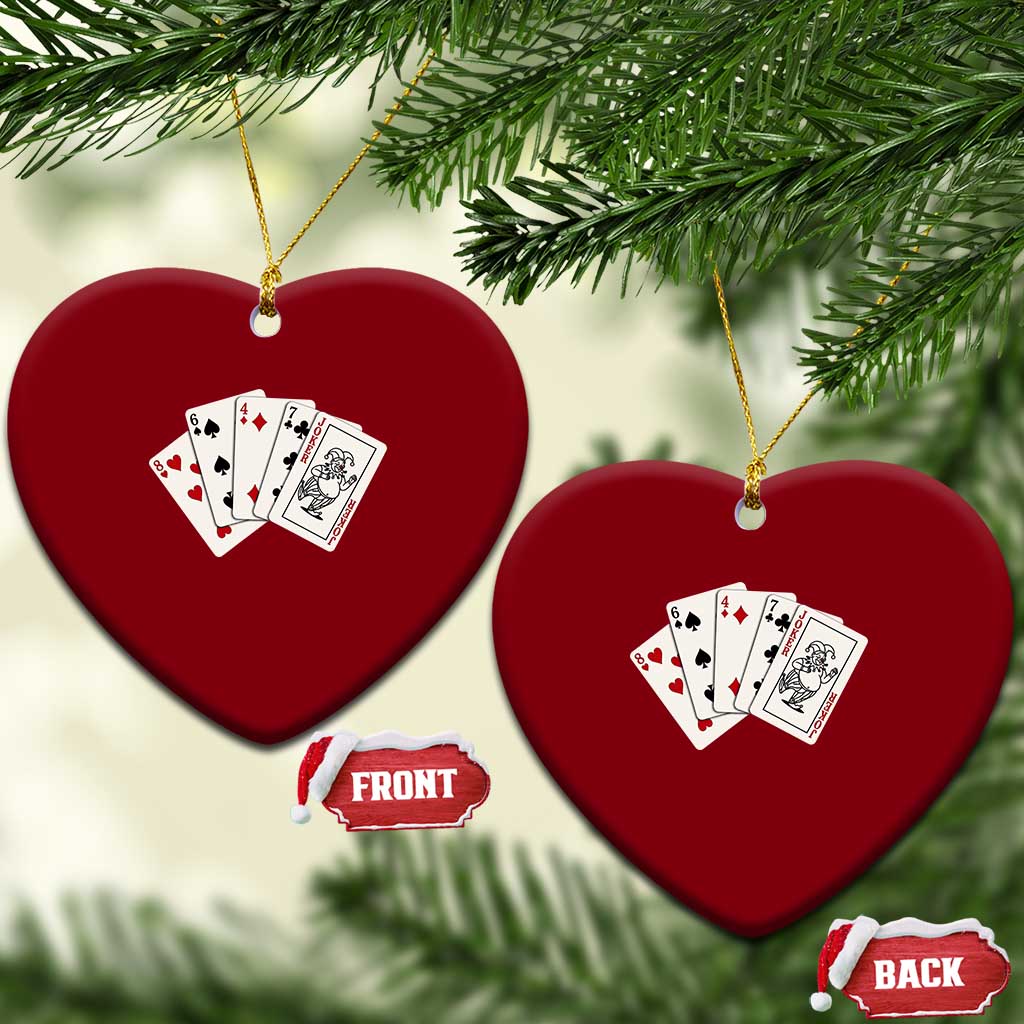 8647 Protest Playing Cards Ceramic Ornament Liberal Activist Anti Trump Graphic TS12 Print Your Wear