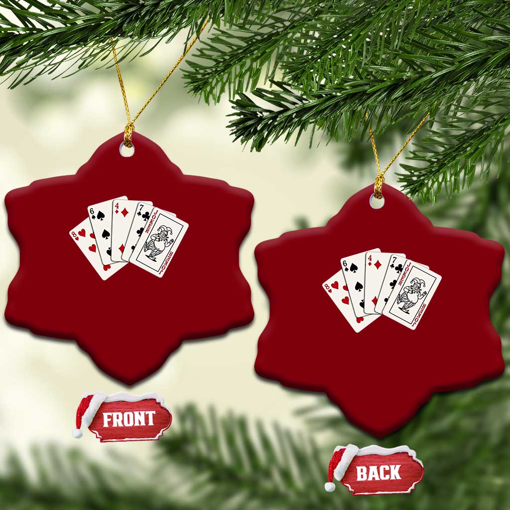 8647 Protest Playing Cards Ceramic Ornament Liberal Activist Anti Trump Graphic TS12 Print Your Wear