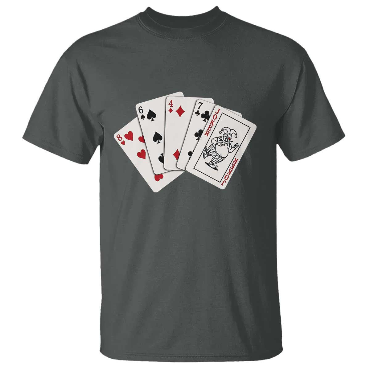 8647 Protest Playing Cards T Shirt Liberal Activist Anti Trump Graphic TS12 Dark Heather Print Your Wear