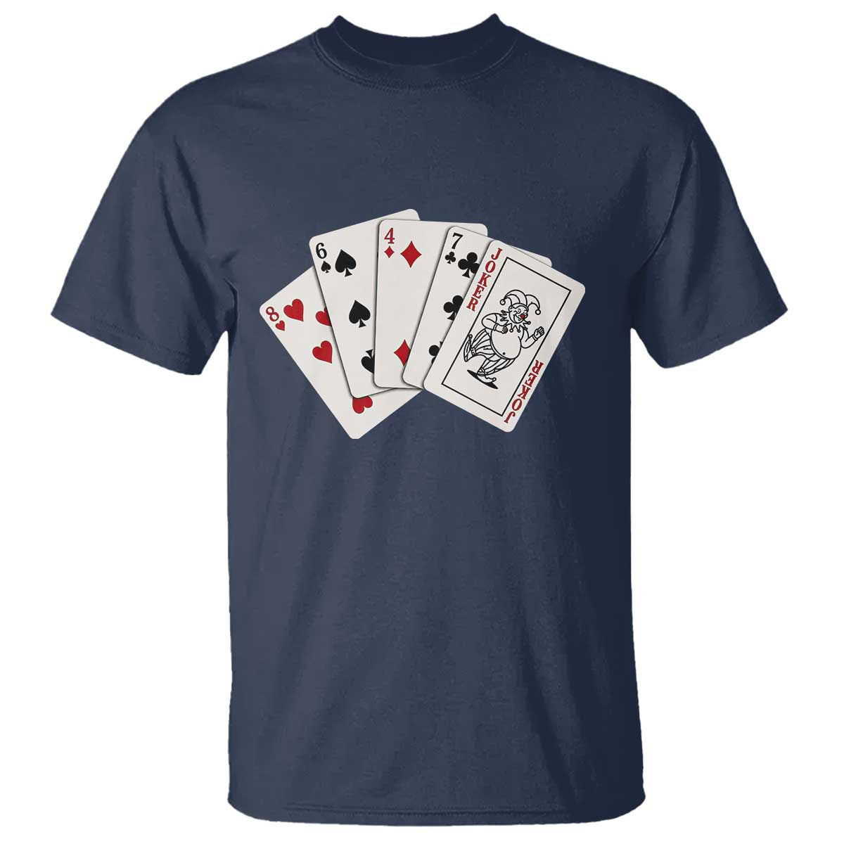 8647 Protest Playing Cards T Shirt Liberal Activist Anti Trump Graphic TS12 Navy Print Your Wear